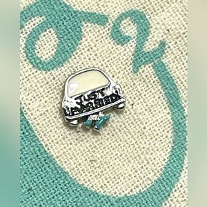 Origami Owl Living Lockets HTF Retired Just Married Floating Charm